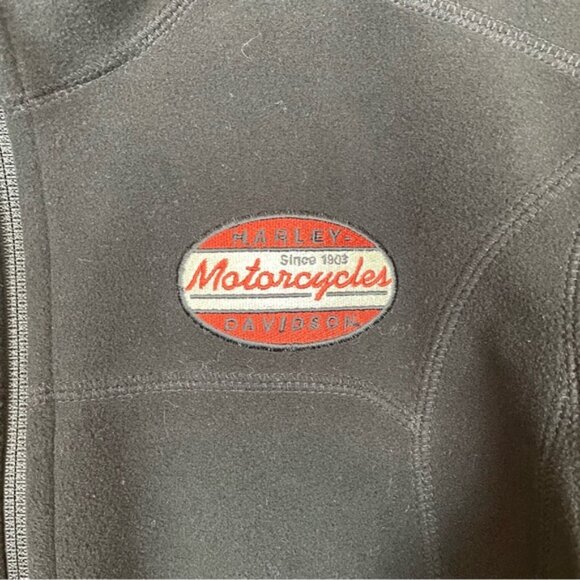 Harley-Davidson DETOUR Mock Neck Fleece Jacket Size Large - Picture 5 of 10